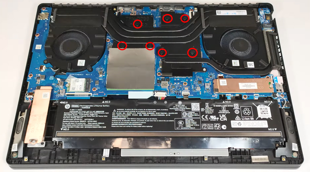 Hướng dẫn vệ sinh laptop HP OMEN 17-db0000