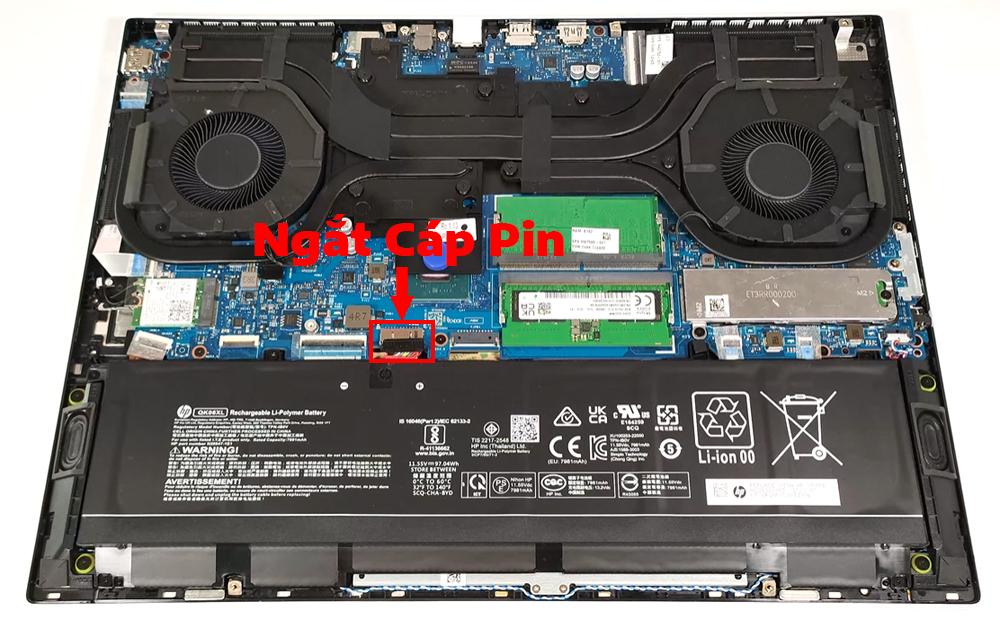 Hướng dẫn vệ sinh cho HP OMEN Transcend 16-u0000