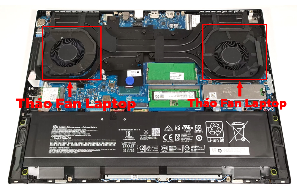 Hướng dẫn vệ sinh cho HP OMEN Transcend 16-u0000