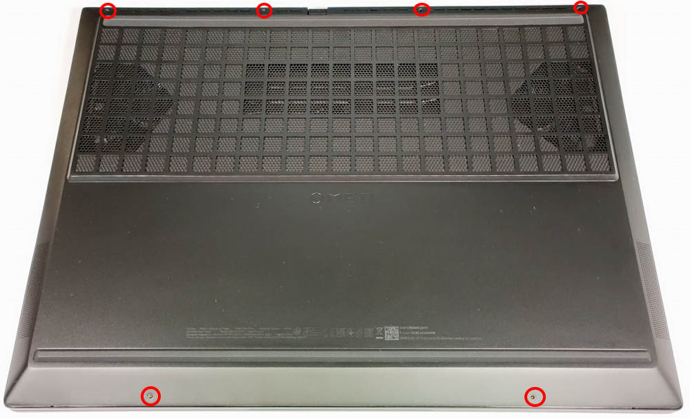 Hướng dẫn vệ sinh laptop HP OMEN Transcend 16 u1000