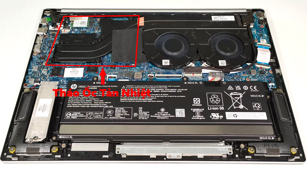 Hướng dẫn vệ sinh laptop HP Pavilion Plus 16 ab0000