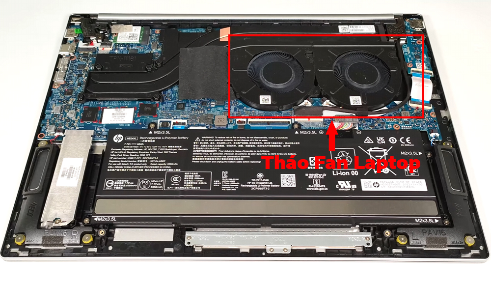 Hướng dẫn vệ sinh laptop HP Pavilion Plus 16 ab0000