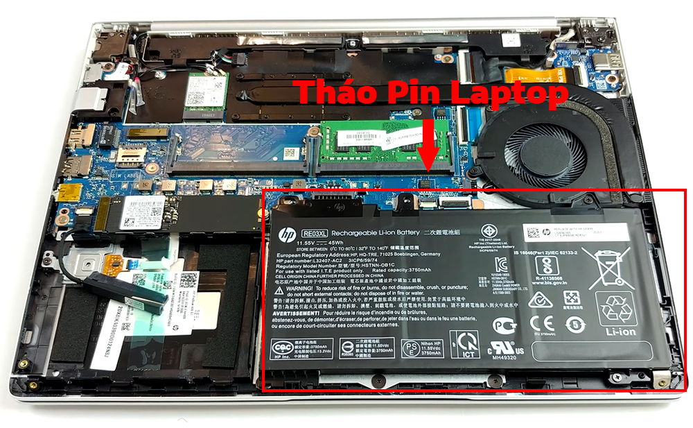 Hướng dẫn vệ sinh HP ProBook 430 G7