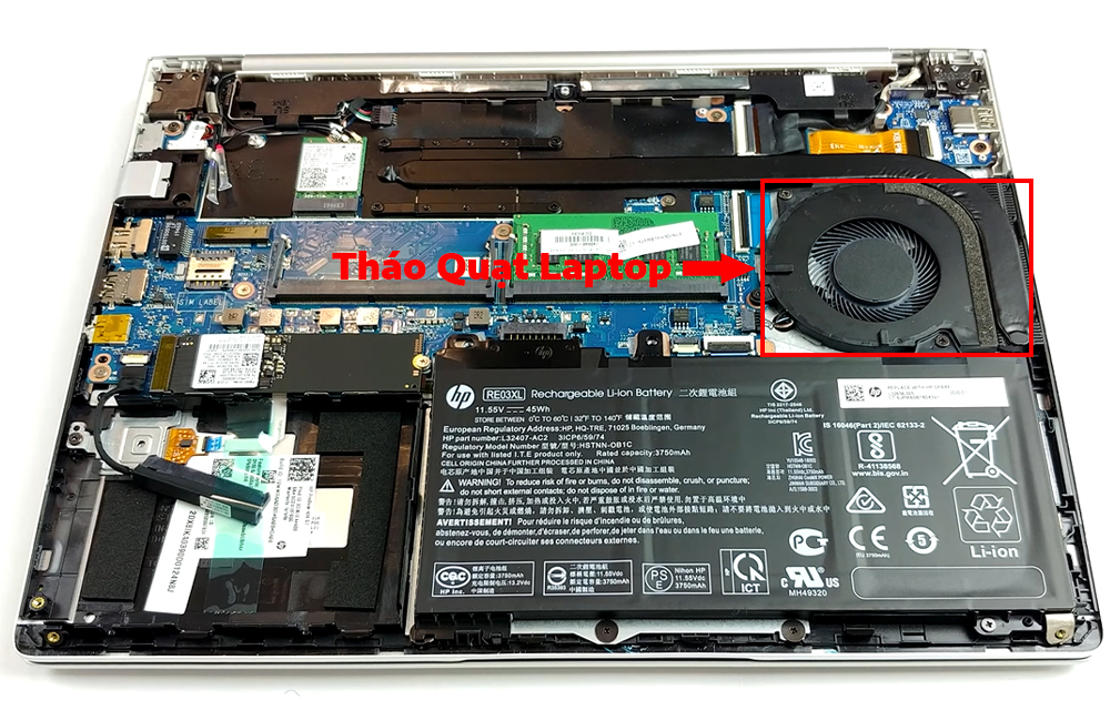 Hướng dẫn vệ sinh HP ProBook 430 G7