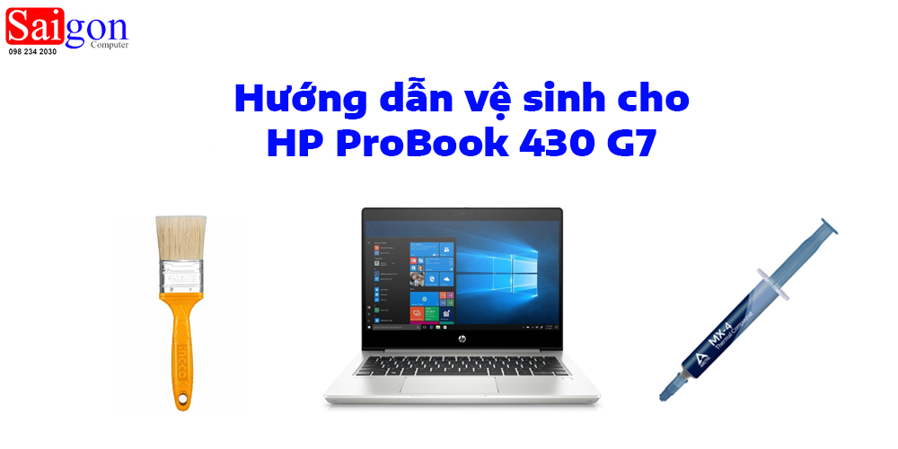 Hướng dẫn vệ sinh HP ProBook 430 G7