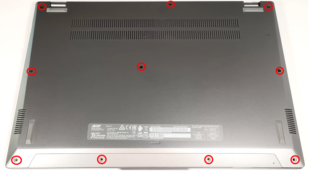 Hướng dẫn vệ sinh Acer Aspire 3 A317-55P
