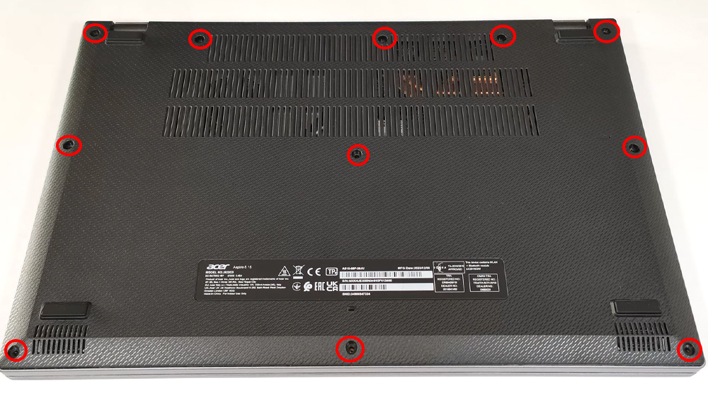 Hướng dẫn vệ sinh Acer Aspire 5 A515-58P