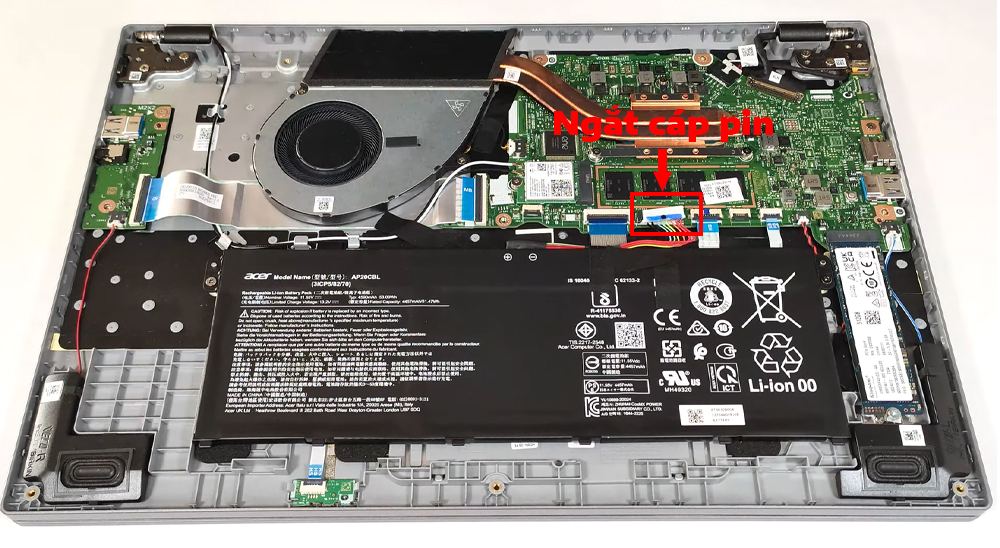 Hướng dẫn vệ sinh Acer Aspire 5 A515-58P