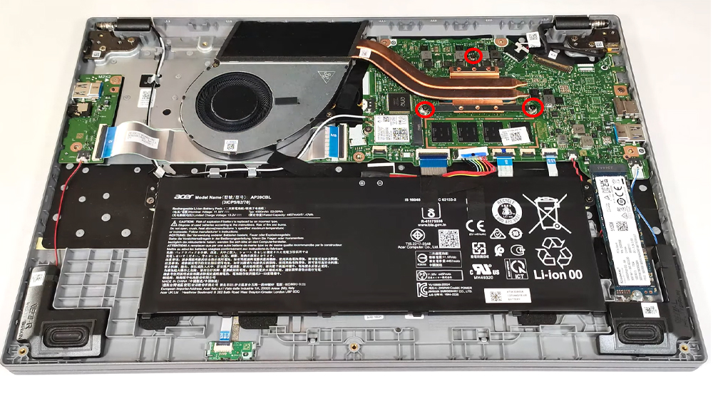 Hướng dẫn vệ sinh Acer Aspire 5 A515-58P