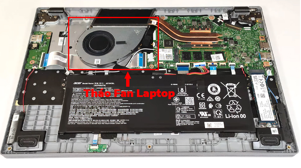 Hướng dẫn vệ sinh Acer Aspire 5 A515-58P