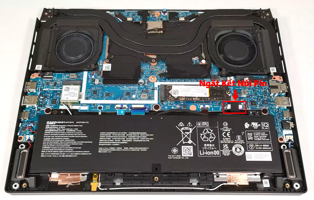 Hướng dẫn vệ sinh Acer Nitro 14 AN14-41