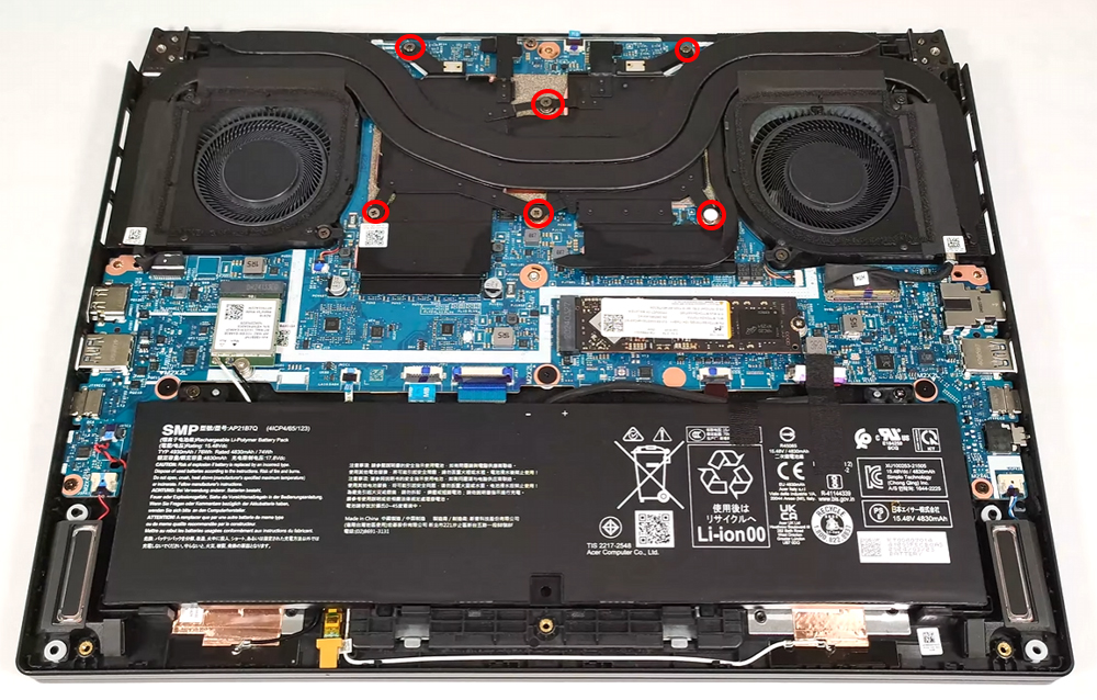 Hướng dẫn vệ sinh Acer Nitro 14 AN14-41