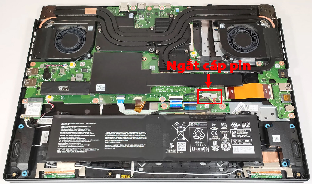 Hướng dẫn vệ sinh Acer Nitro 17 AN17-42