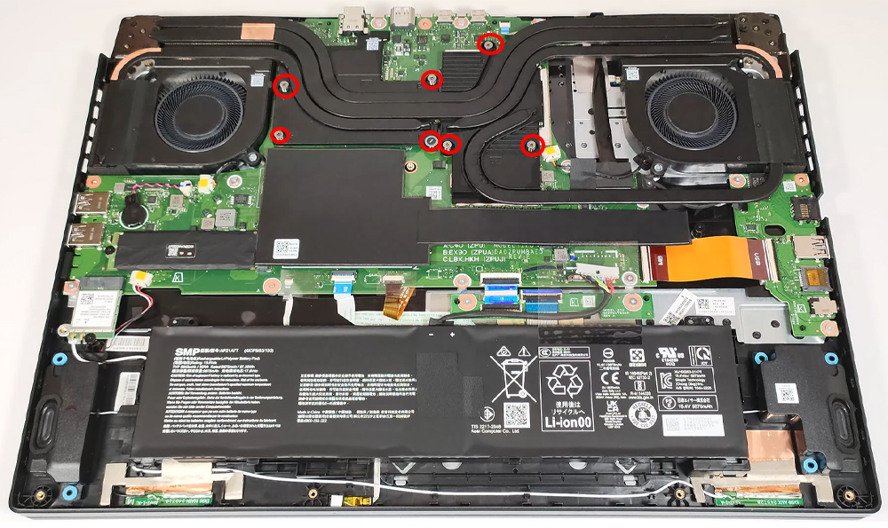 Hướng dẫn vệ sinh Acer Nitro 17 AN17-42