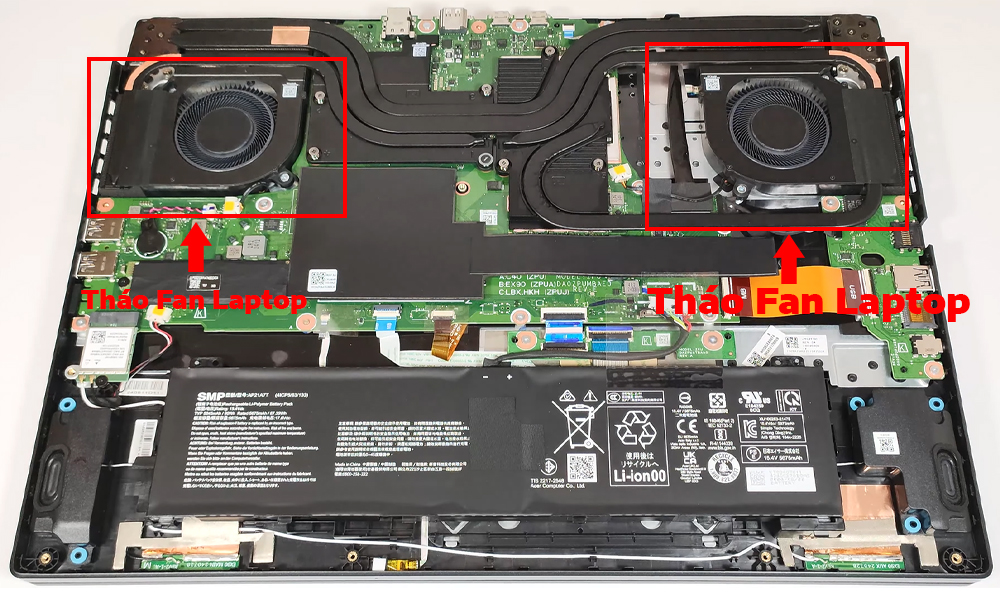 Hướng dẫn vệ sinh Acer Nitro 17 AN17-42