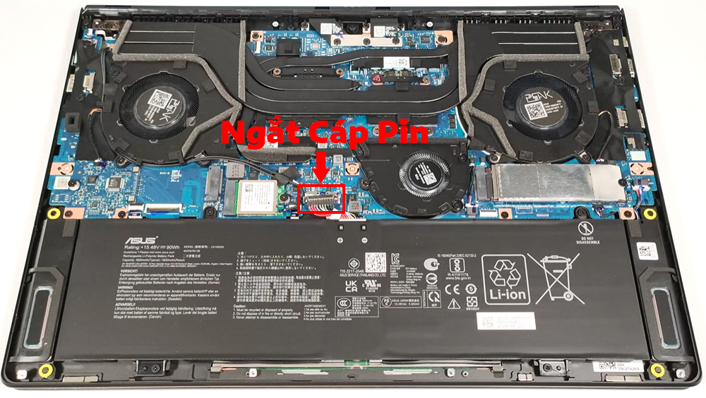 Hướng dẫn vệ sinh cho ASUS ProArt P16 H7606