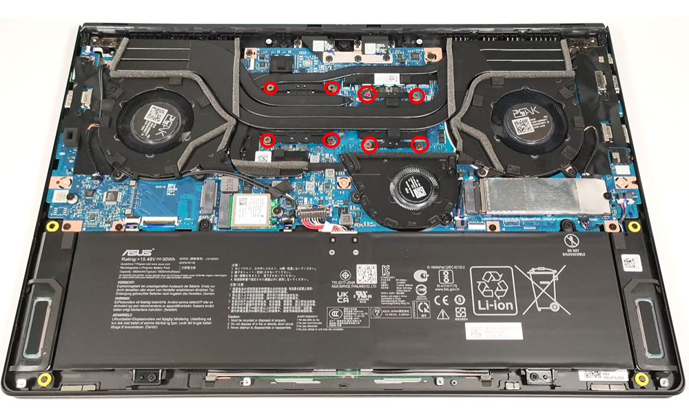 Hướng dẫn vệ sinh cho ASUS ProArt P16 H7606