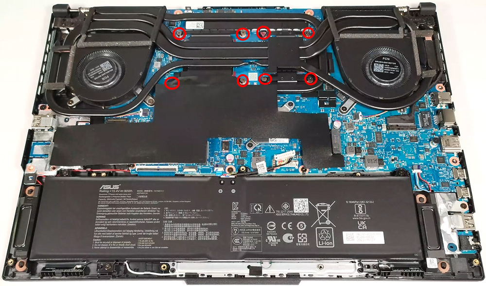 Hướng dẫn vệ sinh ASUS TUF Gaming F16 FX607