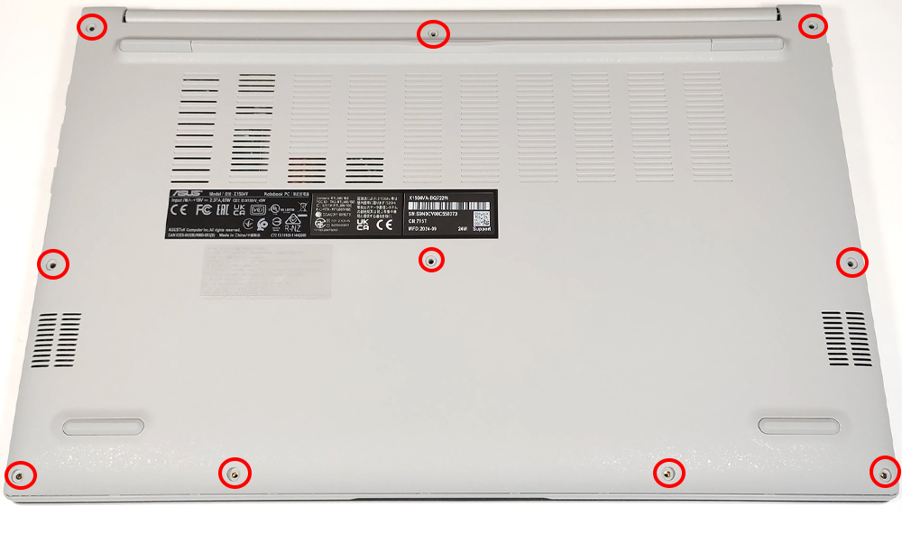 Hướng dẫn vệ sinh laptop ASUS Vivobook 15 F1504 X1504