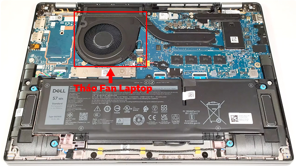 Hướng dẫn vệ sinh laptop Dell Latitude 7450