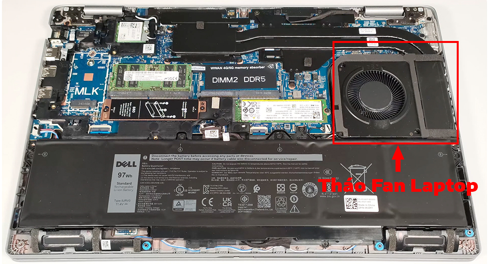 Hướng dẫn vệ sinh laptop Dell Precision 3591