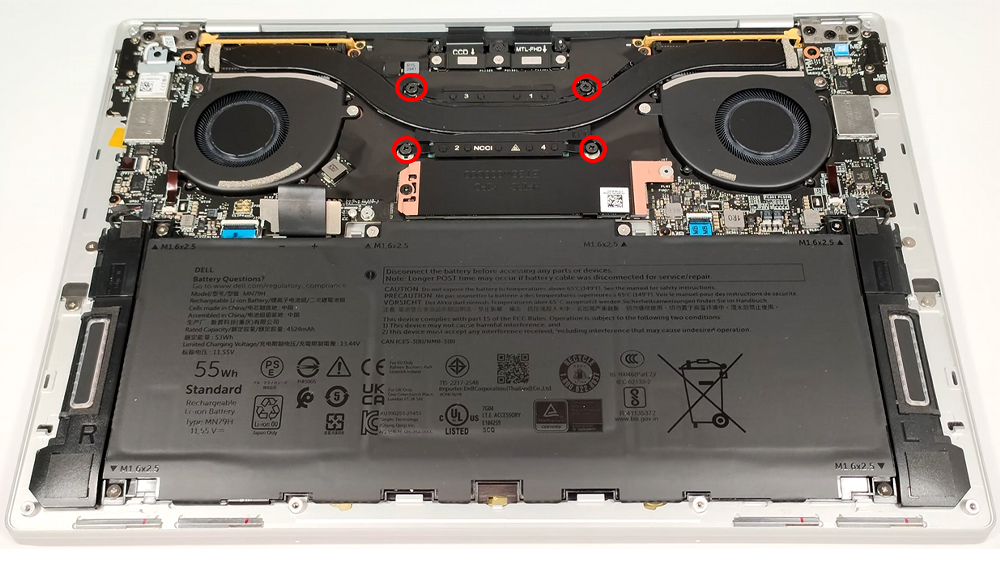 Hướng dẫn vệ sinh laptop Dell XPS 13 9340