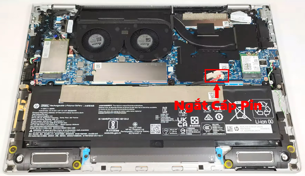 Hướng dẫn vệ sinh laptop HP Elite x360 1040 G11