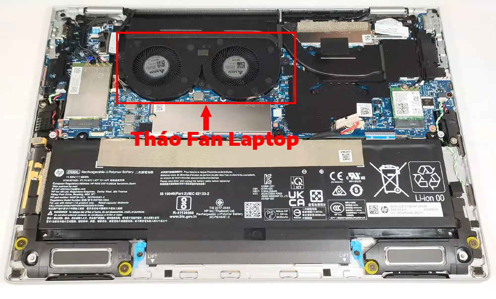 Hướng dẫn vệ sinh laptop HP Elite x360 1040 G11