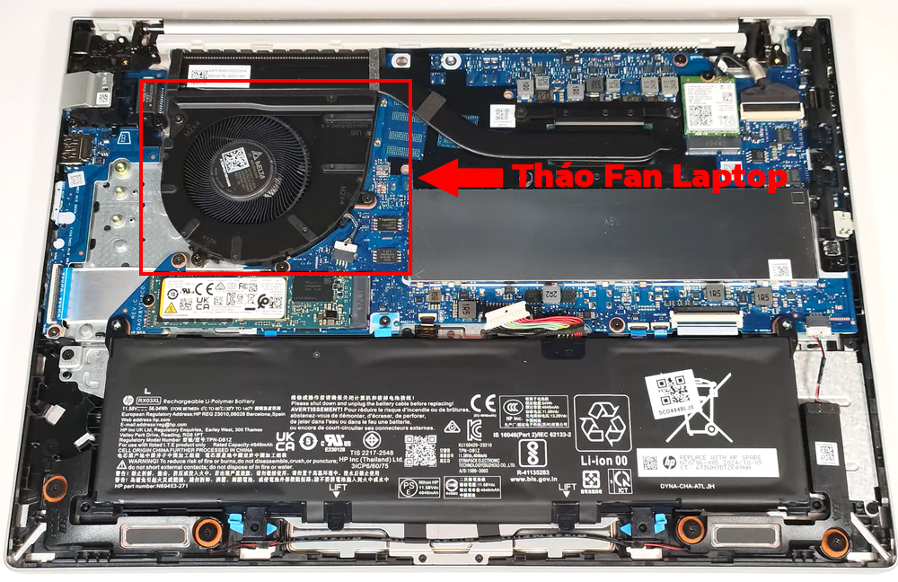Hướng dẫn vệ sinh laptop HP EliteBook 640 G11