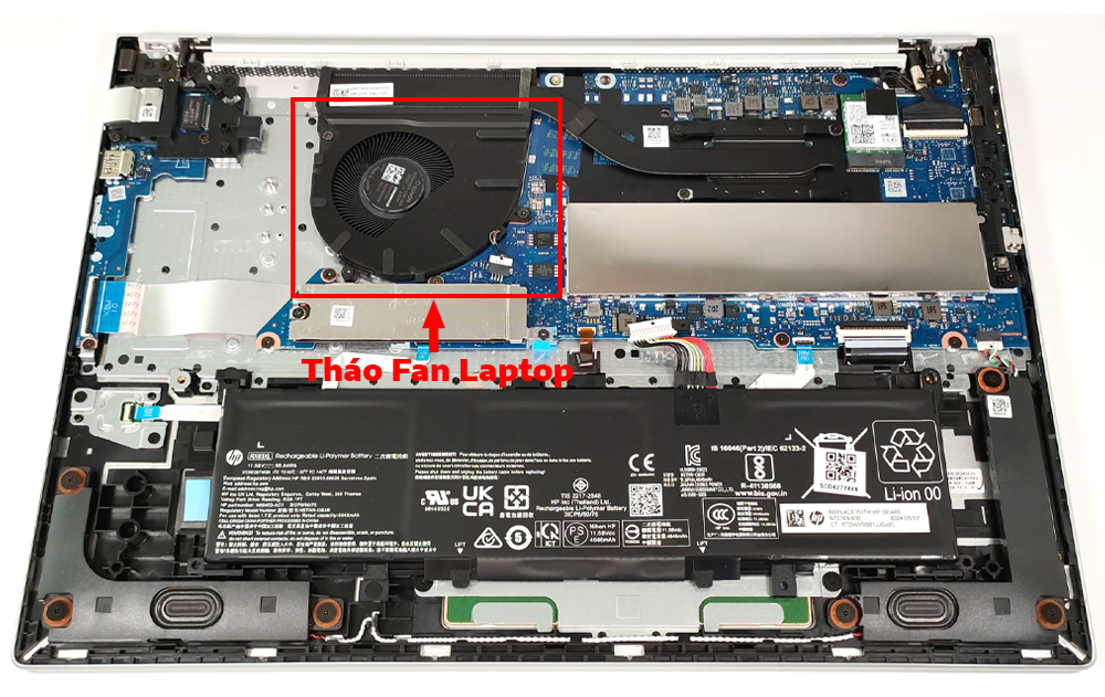 Hướng dẫn vệ sinh laptop HP ProBook 460 G11