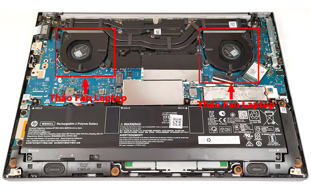 Hướng dẫn vệ sinh laptop HP ZBook Power 16 G11