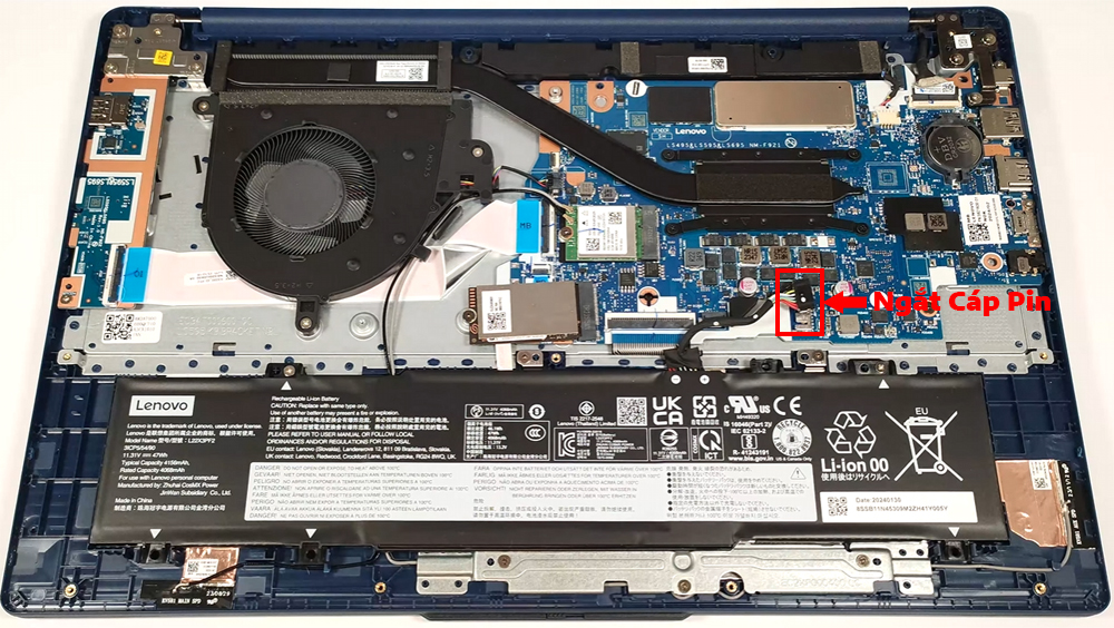 Hướng Dẫn Vệ Sinh Cho Lenovo IdeaPad Slim 3i Gen 9 15inch Intel