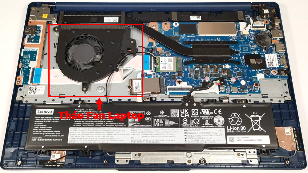 Hướng Dẫn Vệ Sinh Cho Lenovo IdeaPad Slim 3i Gen 9 15inch Intel