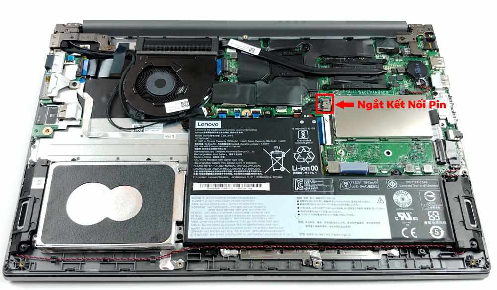 Hướng dẫn vệ sinh laptop Lenovo ThinkBook 15IML