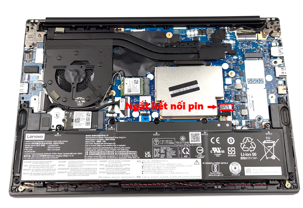 Hướng dẫn vệ sinh laptop Lenovo ThinkPad E14 Gen 3