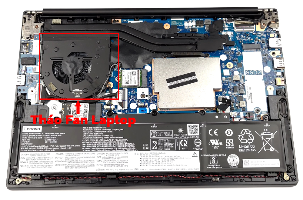 Hướng dẫn vệ sinh laptop Lenovo ThinkPad E14 Gen 3