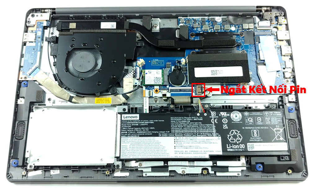 Hướng dẫn vệ sinh cho Lenovo IdeaPad 3i Gen 6 15inch