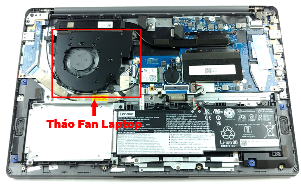 Hướng dẫn vệ sinh cho Lenovo IdeaPad 3i Gen 6 15inch