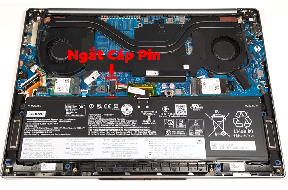 Hướng dẫn vệ sinh laptop Lenovo IdeaPad Pro 5 14inch Gen 9 14AHP9