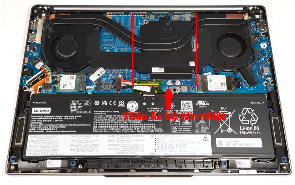 Hướng dẫn vệ sinh laptop Lenovo IdeaPad Pro 5 14inch Gen 9 14AHP9
