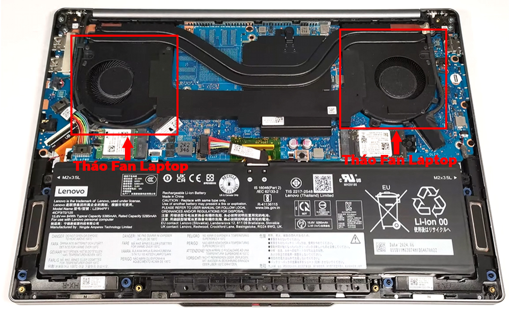 Hướng dẫn vệ sinh laptop Lenovo IdeaPad Pro 5 14inch Gen 9 14AHP9