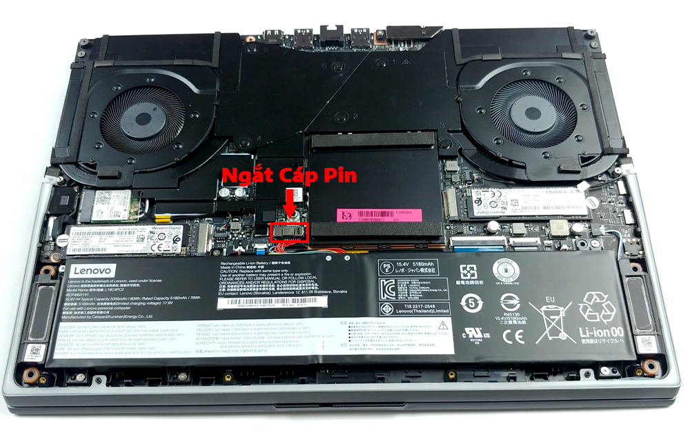 Hướng dẫn vệ sinh cho Lenovo Legion 7 15Inch