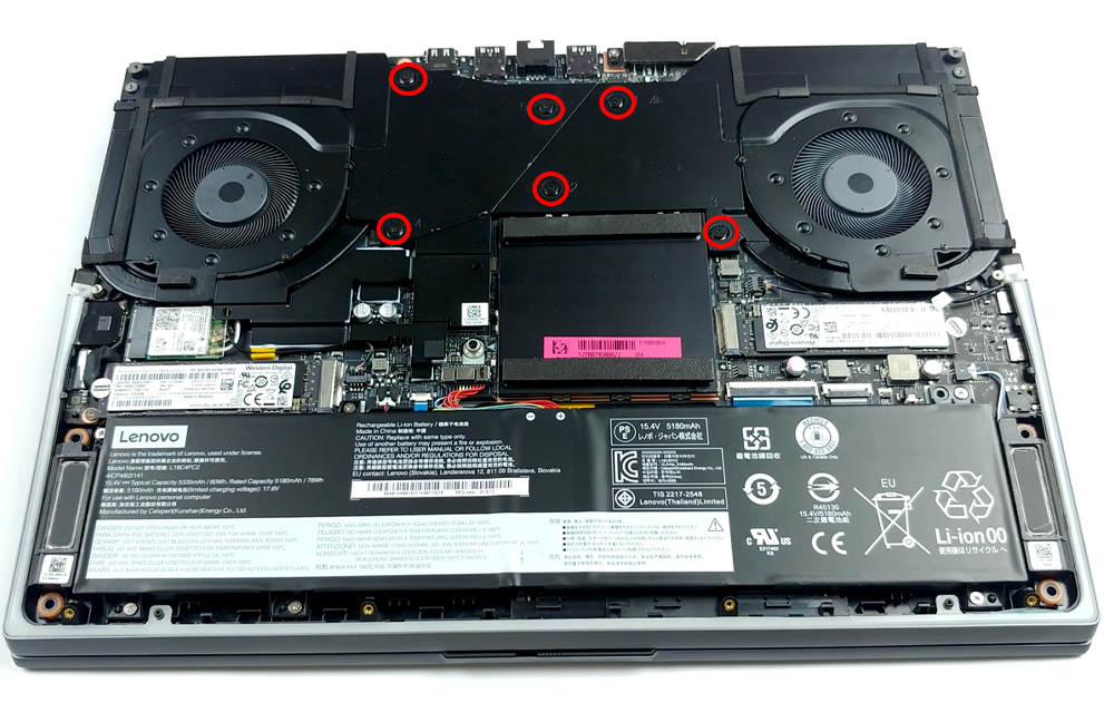 Hướng dẫn vệ sinh cho Lenovo Legion 7 15Inch