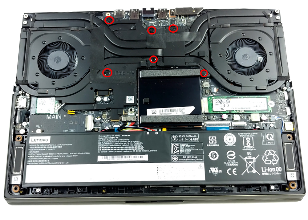 Hướng dẫn vệ sinh Lenovo Legion C7 15inch