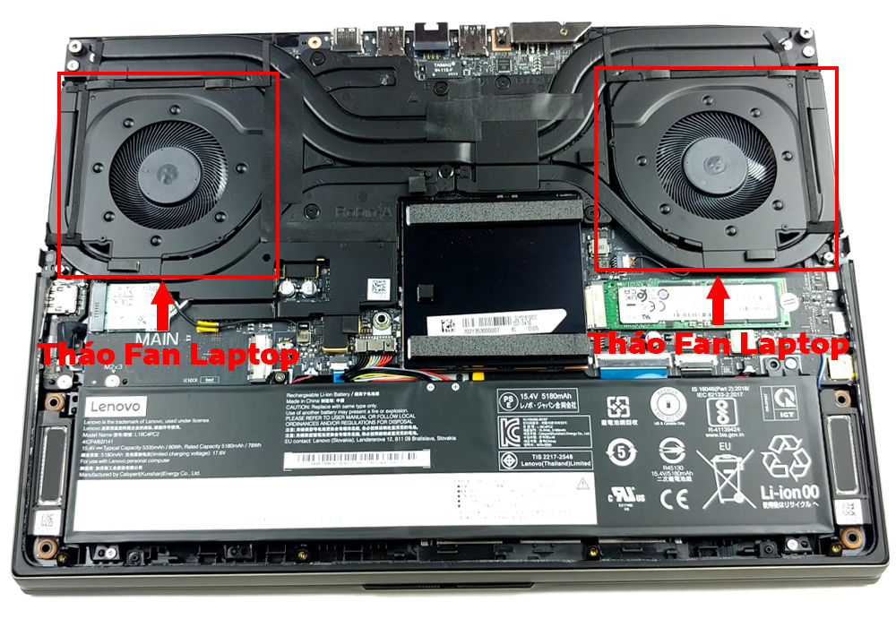 Hướng dẫn vệ sinh Lenovo Legion C7 15inch