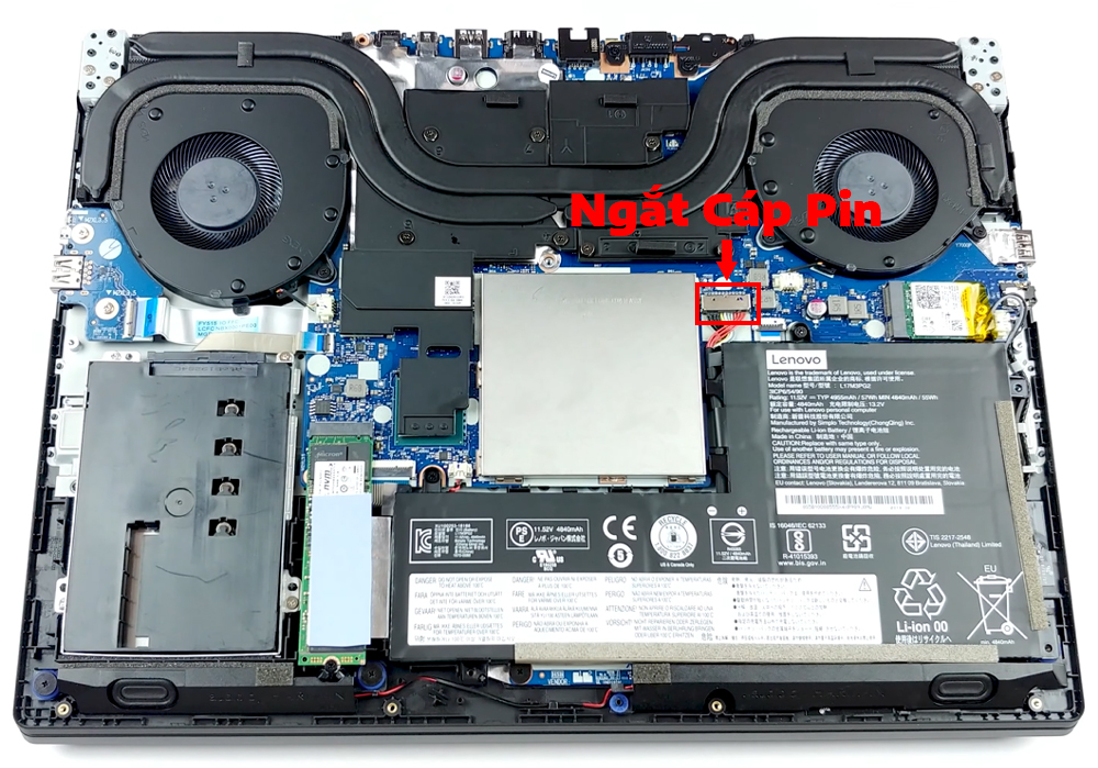 Hướng dẫn vệ sinh laptop Lenovo Legion Y7000