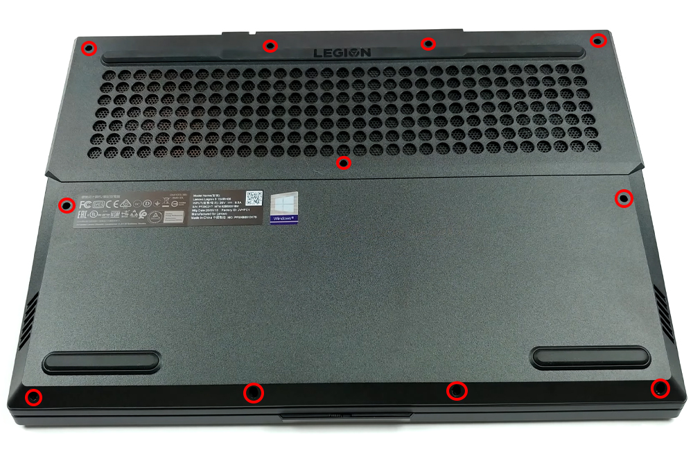 Hướng dẫn vệ sinh Lenovo Legion 5 15inch