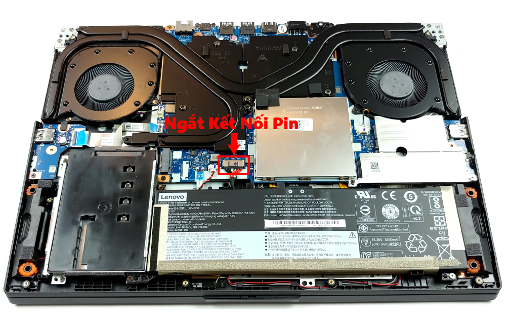 Hướng dẫn vệ sinh Lenovo Legion 5 15inch