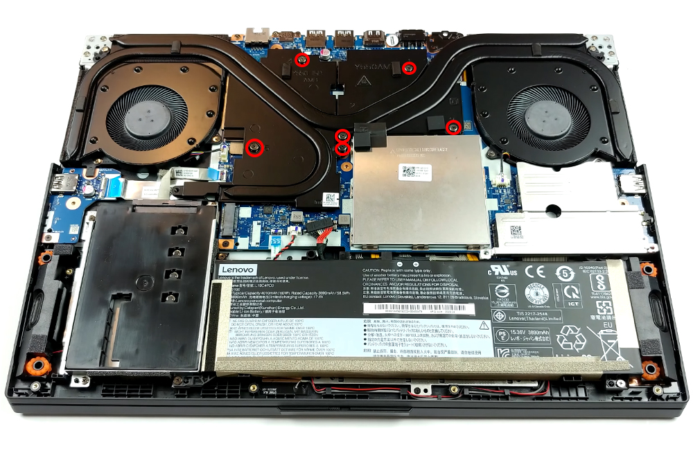 Hướng dẫn vệ sinh Lenovo Legion 5 15inch