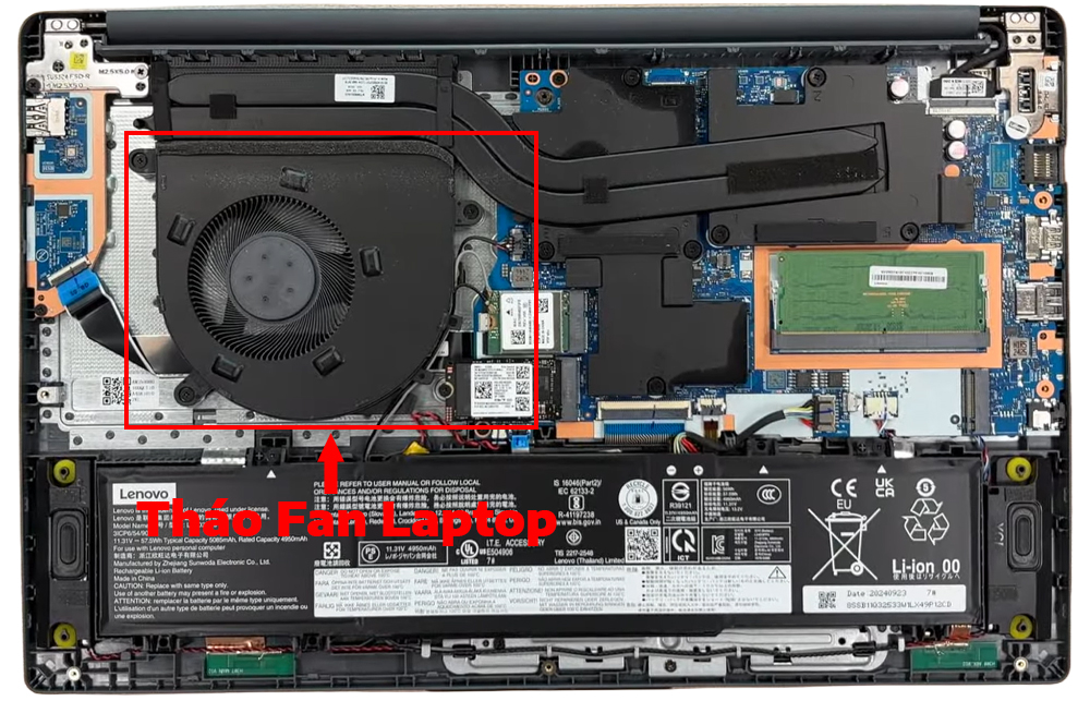 Hướng dẫn vệ sinh Lenovo LOQ 17IRX10 17inch Gen 10